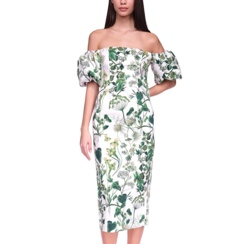 Rare Euc Cara Cara Karene Dress Sz2 Whimsical Olive